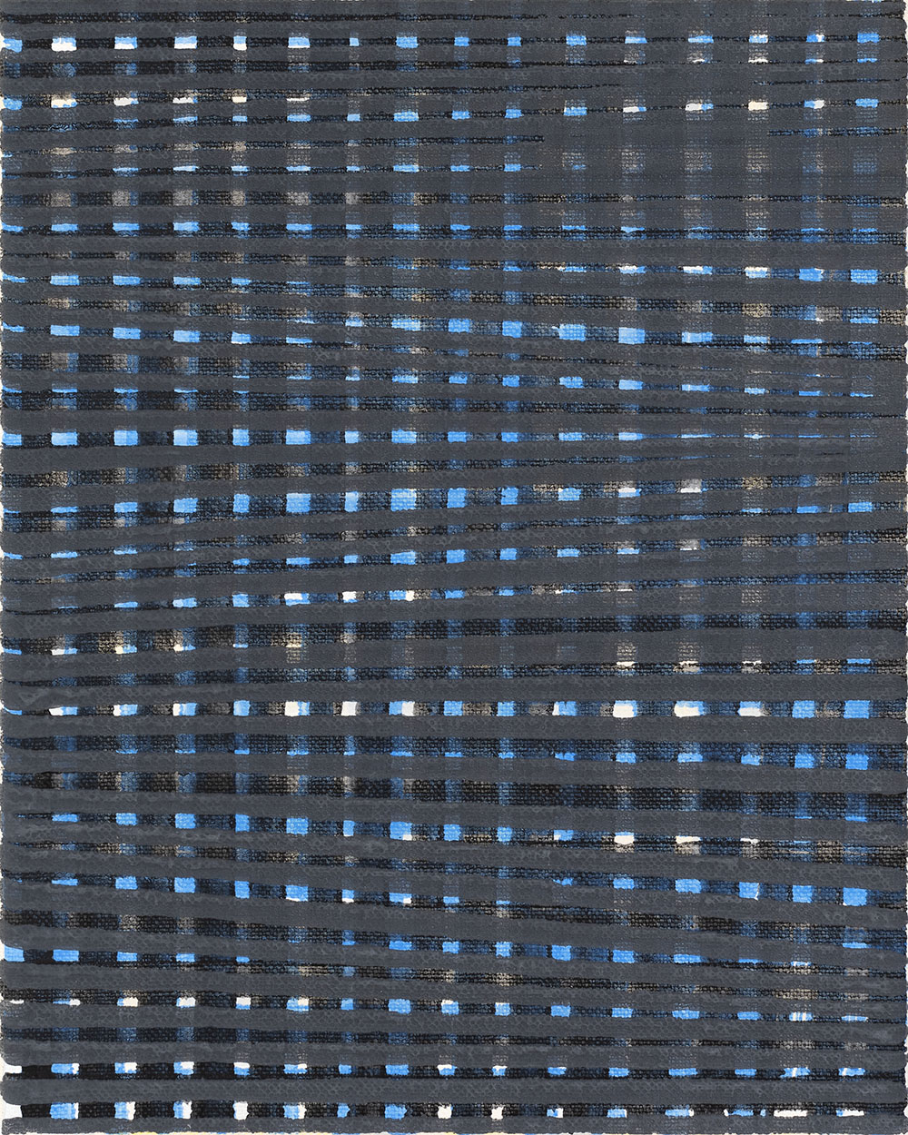 Nikola Dimitrov, Winterreise, 2023, Pigmente, Bindemittel auf Leinwand, 25  20 cm